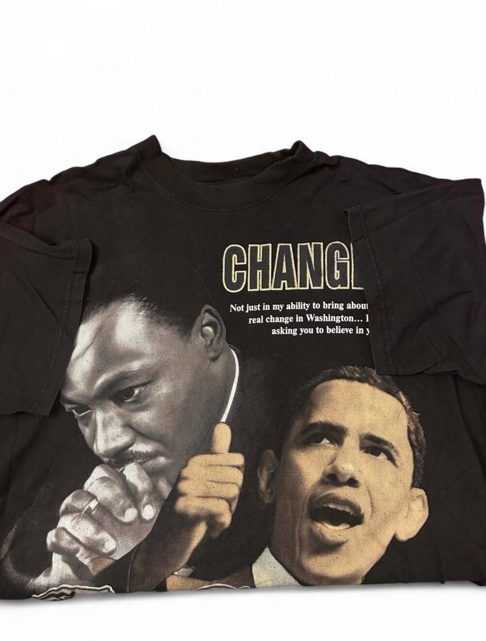 Heritage Martin Luther King Jr. and Barack Obama 'Change The Dream' T-Shirt